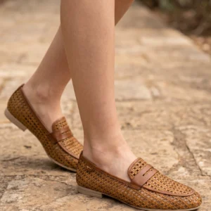 Mocasin combinado pala Calzados Reno mod. 24232 de Piel en cuero