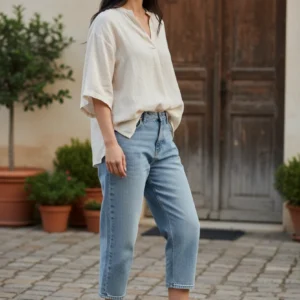 Sandalia confort Calzados Reno mod. 3009 de Piel en arena