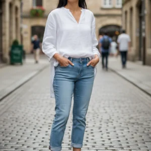 Sandalia talón cerrado Calzados Reno mod. 3118 de Piel en negro