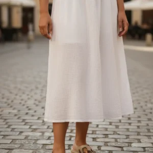 Sandalia confort Calzados Reno mod. 3353 de Piel en beig-tostado