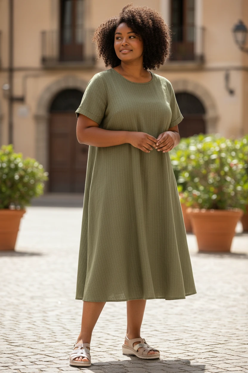 Sandalia confort Calzados Reno mod. 3263 de Piel en arena