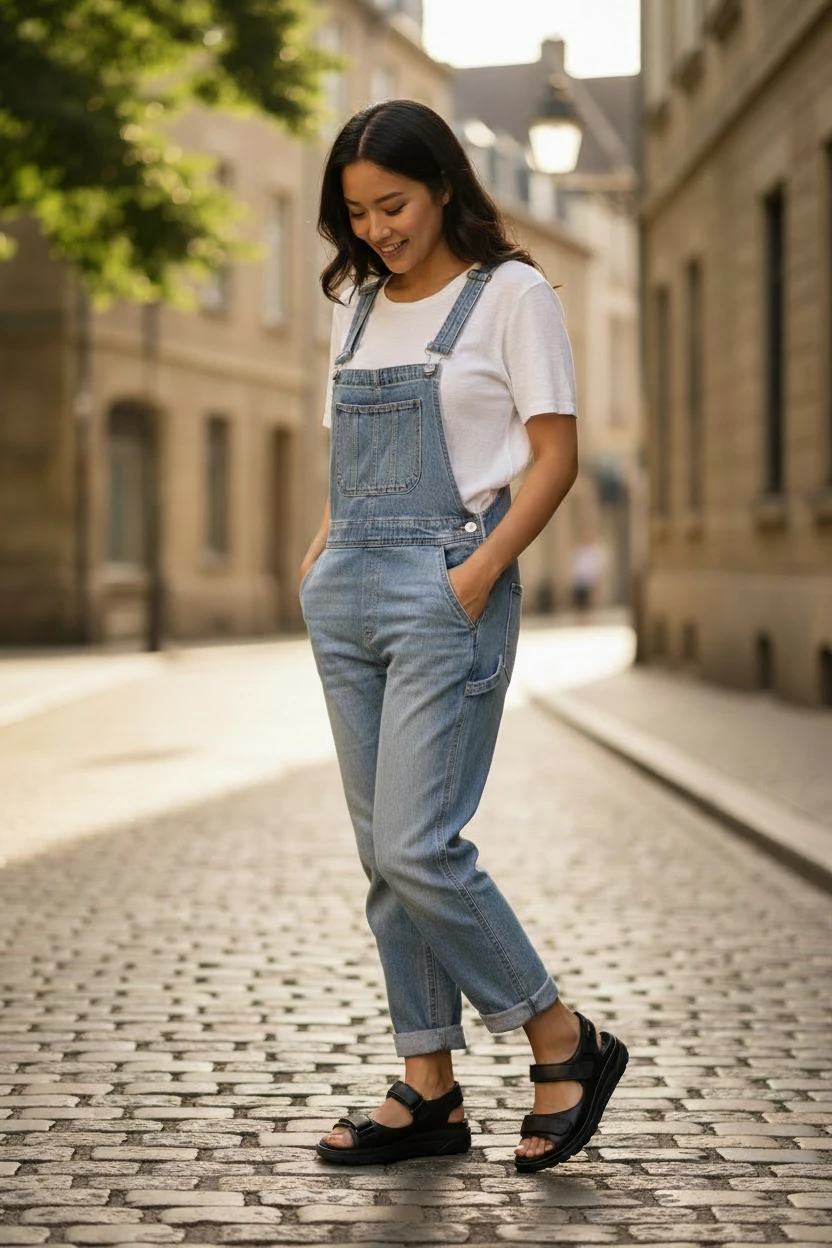 Sandalia ergonomica Mephisto Sano mod. NORINE de Piel en negro