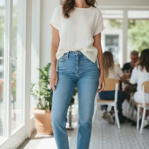 Sandalia cruce empeine Wonders mod. C-6551 de Piel en blanco