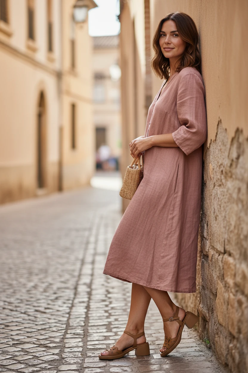 Sandalia piel Wonders mod. D-2301 de Piel en cuero