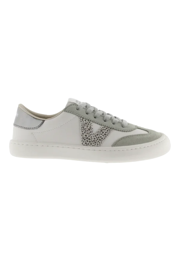 Zapatilla bareffot combi. Victoria mod. 1186101 de Piel en verde agua - Imagen 2