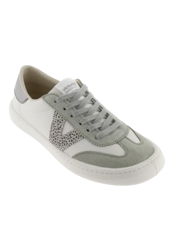 Zapatilla bareffot combi. Victoria mod. 1186101 de Piel en verde agua - Imagen 3