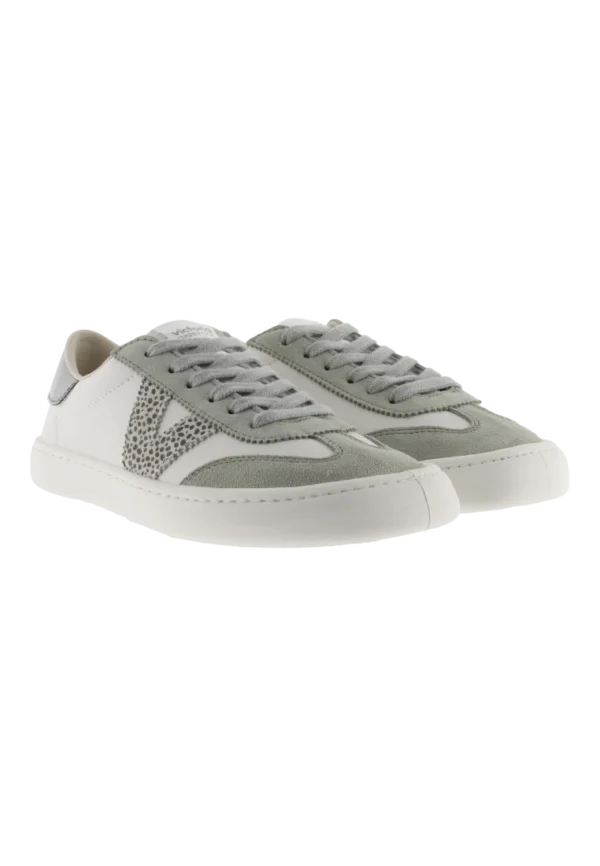 Zapatilla bareffot combi. Victoria mod. 1186101 de Piel en verde agua - Imagen 7