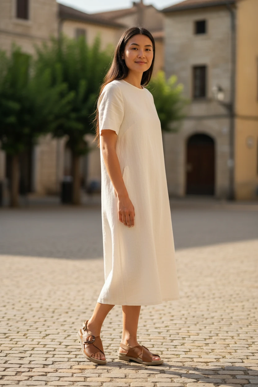 Sandalia cruzada velcro Calzados Reno mod. 1165922 de Piel en cuero