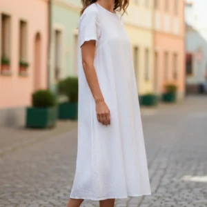 Sandalia pala tacón cuadrado Oh My Sandals mod. 5883 de Piel en blanco