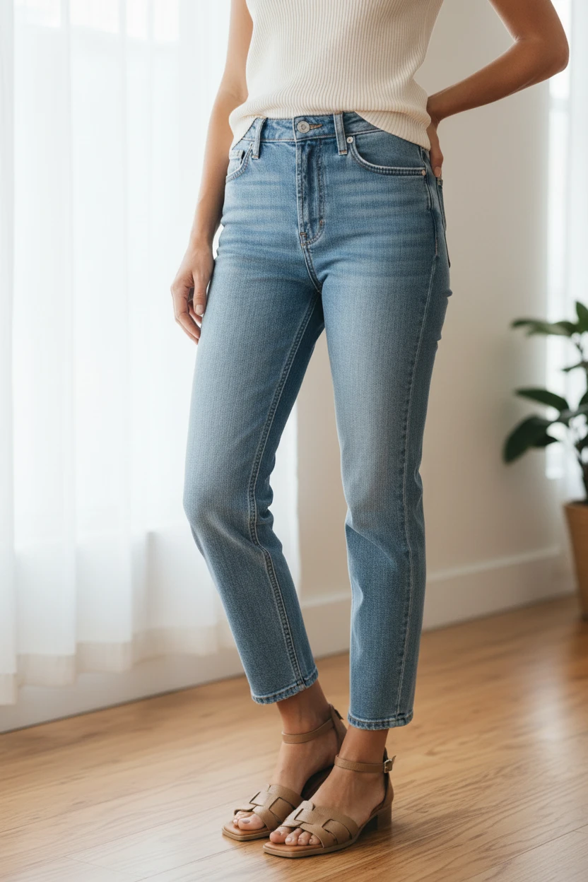 Sandalia pulsera tobillo Oh My Sandals mod. 5881 de Piel en taupe