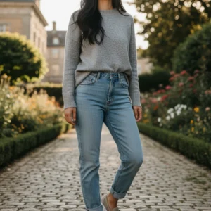 Zapato copete picado Calzados Reno mod. CR3 de Microfibra en taupe