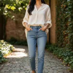 Zapato elasticos laterales Calzados Reno mod. CR8 de Microfibra en verde