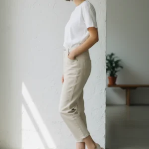 Sandalia ultra ligera Calzados Reno mod. 79006AV de Piel en beig