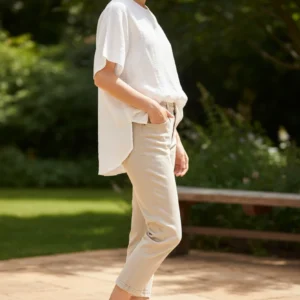 Sandalia cuña rafia Calzados Reno mod. 864 de Piel en cuero-beig