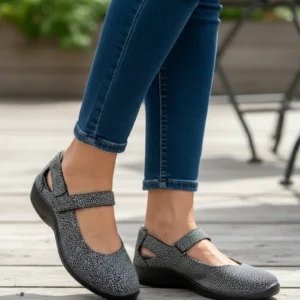 Francesita print velcro Calzados Reno mod. 4706 de Lytech en negro
