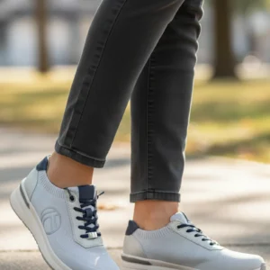 Deportivas casual Calzados Reno mod. L4572 de Malla en azul