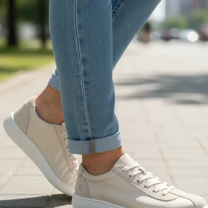 Barefoot ecco soft Ecco Shoes mod. 220253 de Piel en beig