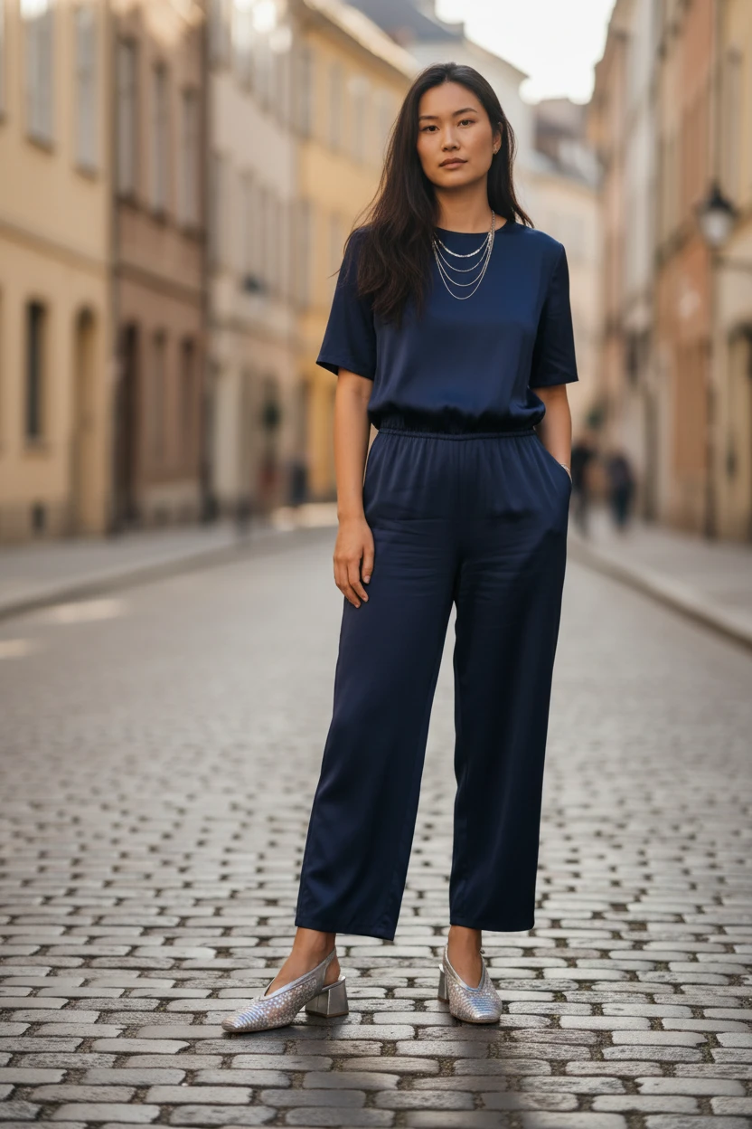 Zapato rejilla destalonado Calzados Reno mod. 5034 de Piel en plata