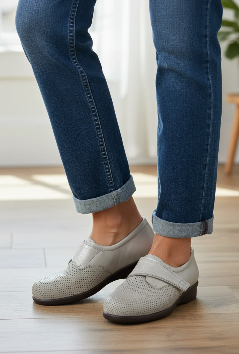 Zapato copete picado Calzados Reno mod. GON8 de Piel en hielo