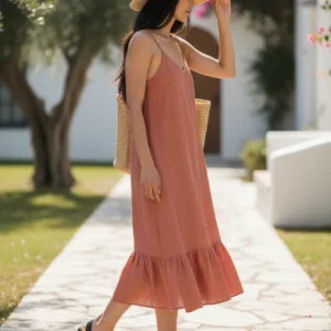 Sandalia vaquetilla Calzados Reno mod. 26361 de Piel en negro