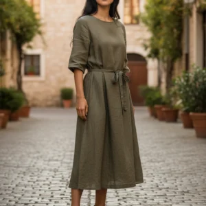 Sandalia cuña media Calzados Reno mod. M3600 de Piel en blanco