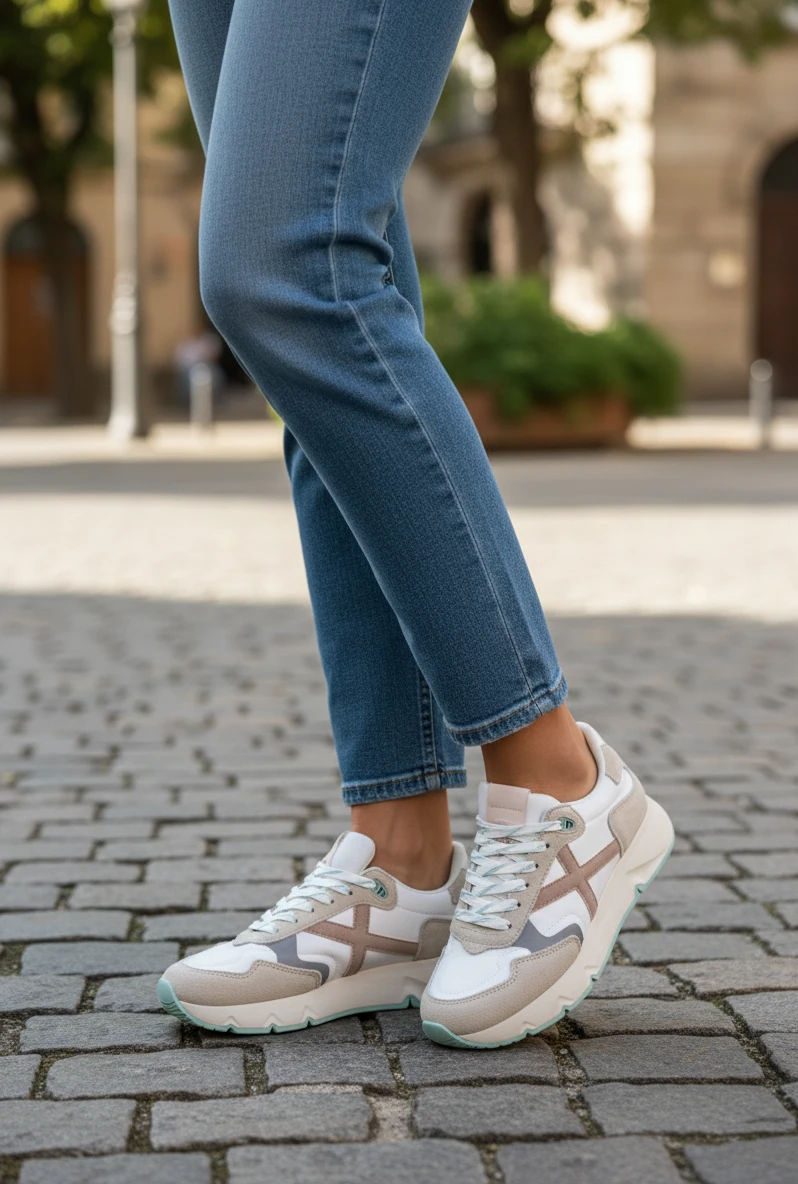 Deportiva Munich mod. MAMBA 09 de Lytech en blanco-beig