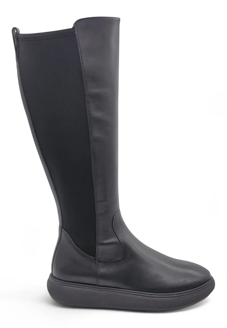 Bota caña elastica Fitflop mod. AAV-090 de Piel en negro