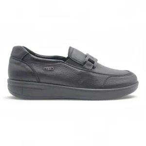 Mocasin impermeable Calzados Reno mod. 6503 de Piel en negro