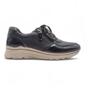 Sneaker cuña Calzados Reno mod. 23711 de Piel en marron