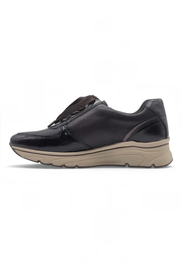 Sneaker cuña Calzados Reno mod. 23711 de Piel en marron - Imagen 3