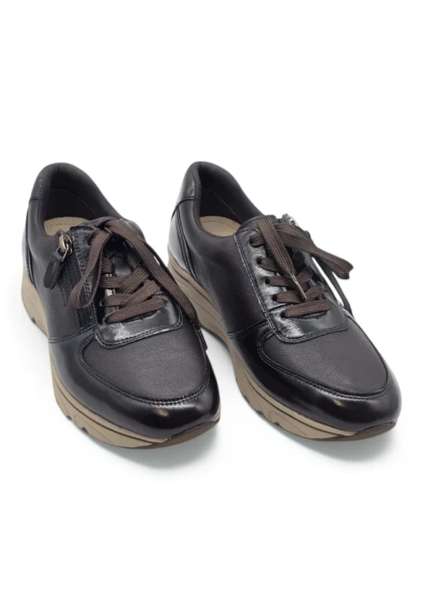 Sneaker cuña Calzados Reno mod. 23711 de Piel en marron - Imagen 5