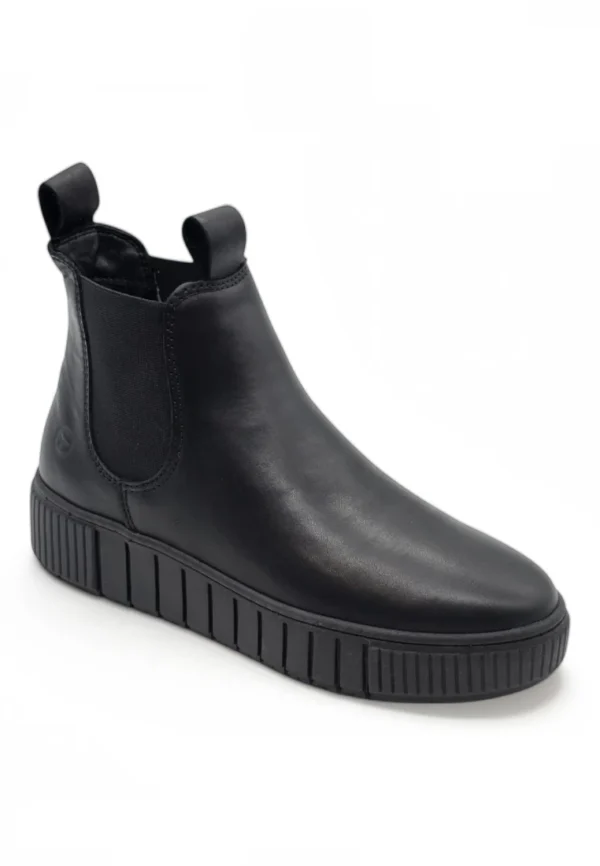 Botin chelsea plataforma Calzados Reno mod. 25403 de Piel en negro - Imagen 2