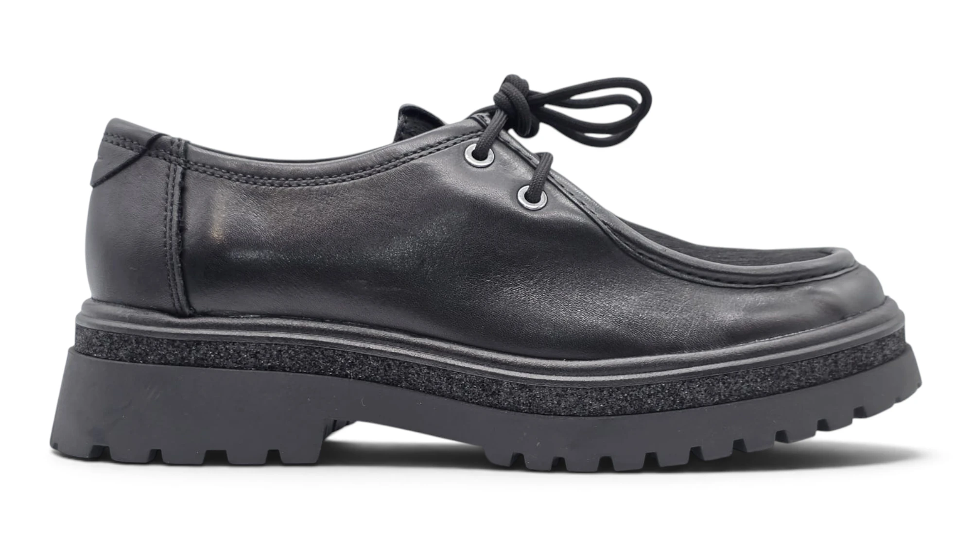 Zapato wallabee Calzados Reno mod. 23627 de Piel en negro