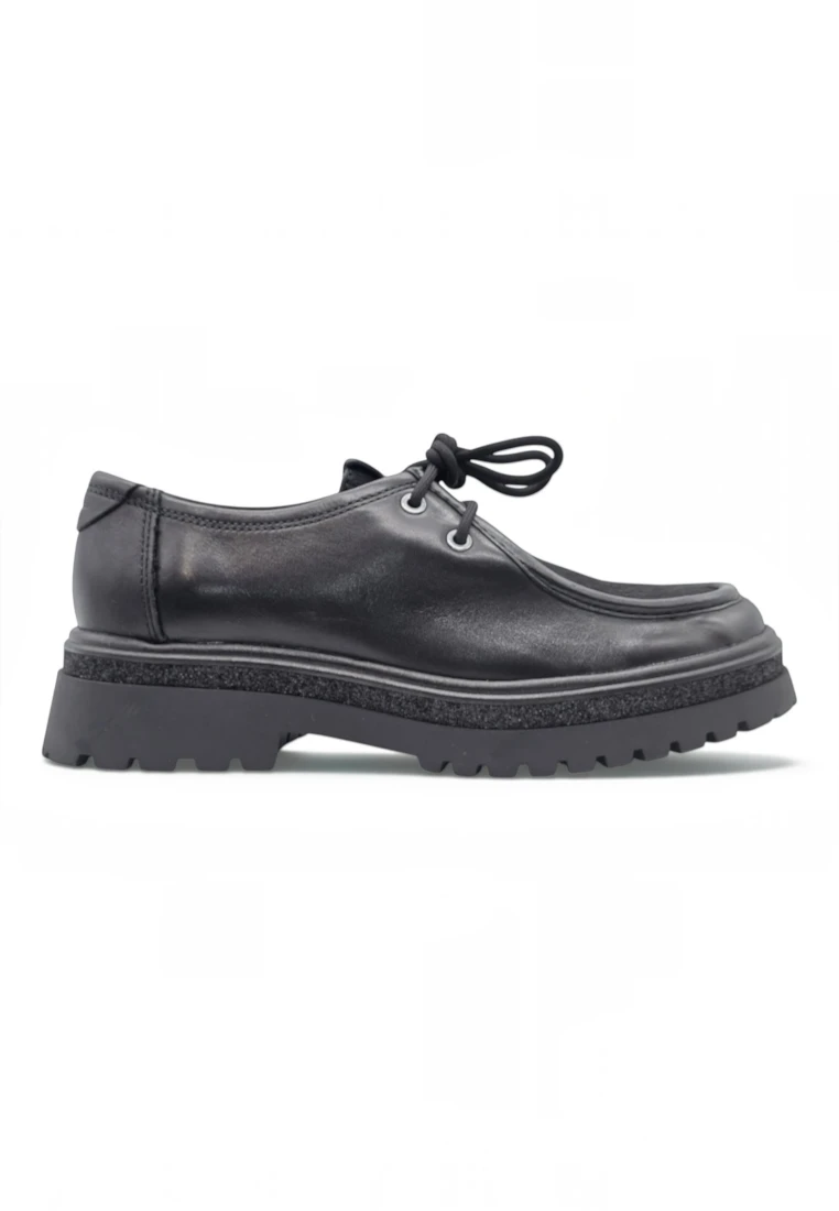 Zapato wallabee Calzados Reno mod. 23627 de Piel en negro