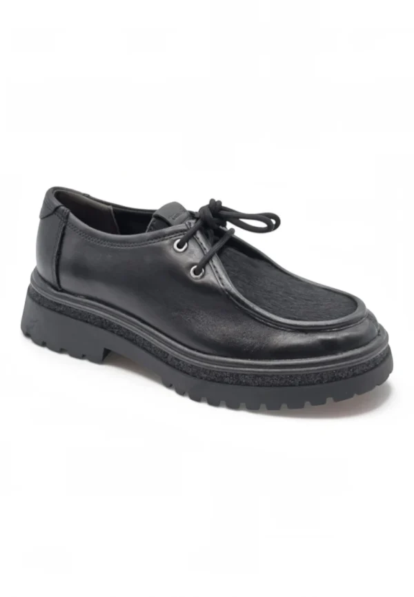Zapato wallabee Calzados Reno mod. 23627 de Piel en negro - Imagen 2