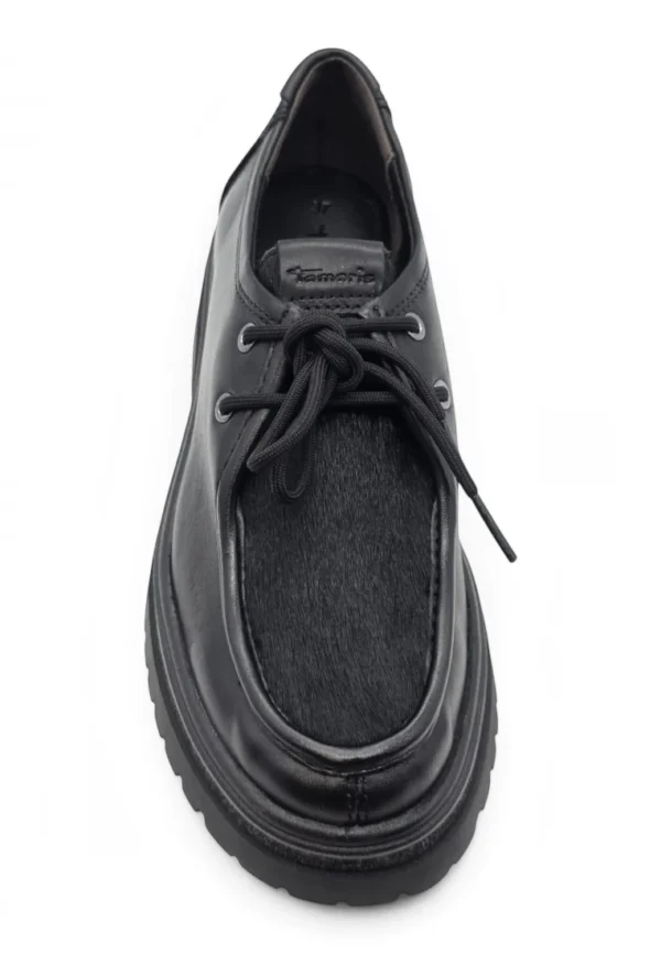 Zapato wallabee Calzados Reno mod. 23627 de Piel en negro - Imagen 4