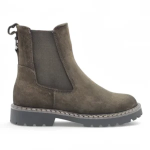 Botin chelsea Calzados Reno mod. 25449 de Ante en verde oscuro