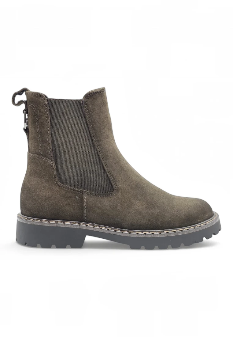 Botin chelsea Calzados Reno mod. 25449 de Ante en verde oscuro