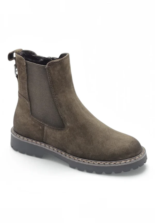 Botin chelsea Calzados Reno mod. 25449 de Ante en verde oscuro - Imagen 2