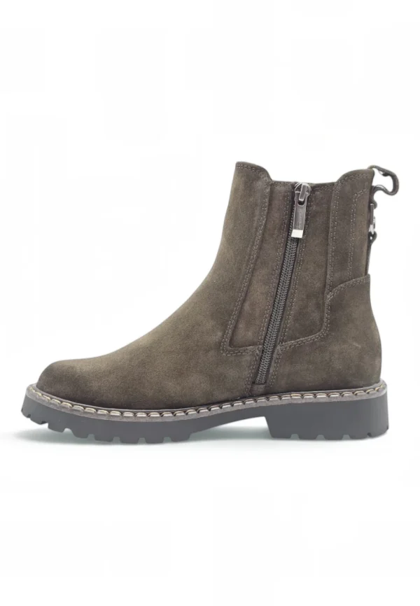Botin chelsea Calzados Reno mod. 25449 de Ante en verde oscuro - Imagen 3