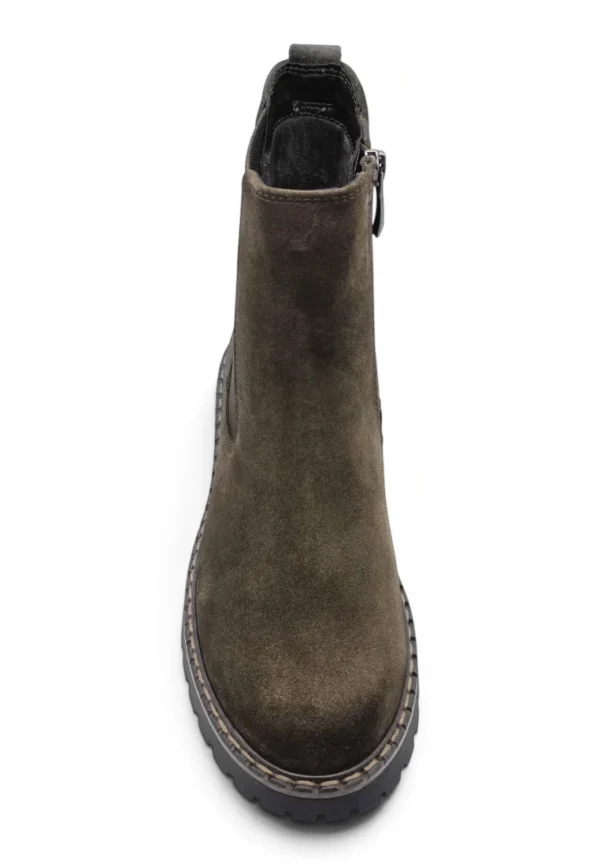 Botin chelsea Calzados Reno mod. 25449 de Ante en verde oscuro - Imagen 4