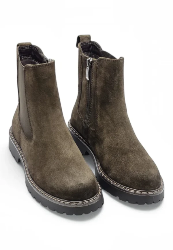Botin chelsea Calzados Reno mod. 25449 de Ante en verde oscuro - Imagen 5