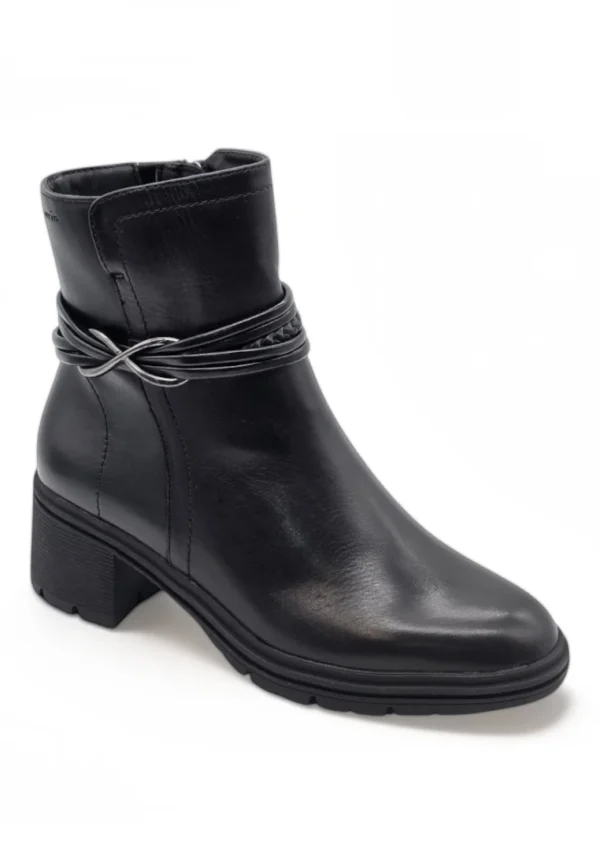 Botin tacon cuadrado Calzados Reno mod. 25492 de Piel en negro - Imagen 2