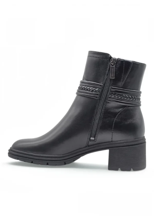 Botin tacon cuadrado Calzados Reno mod. 25492 de Piel en negro - Imagen 3