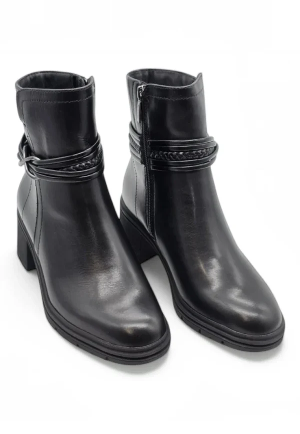 Botin tacon cuadrado Calzados Reno mod. 25492 de Piel en negro - Imagen 5