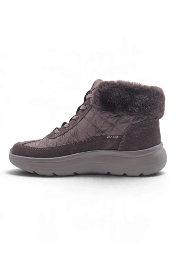 Botin on the go encore Skechers mod. 144844 de Lona en castaño - Imagen 3