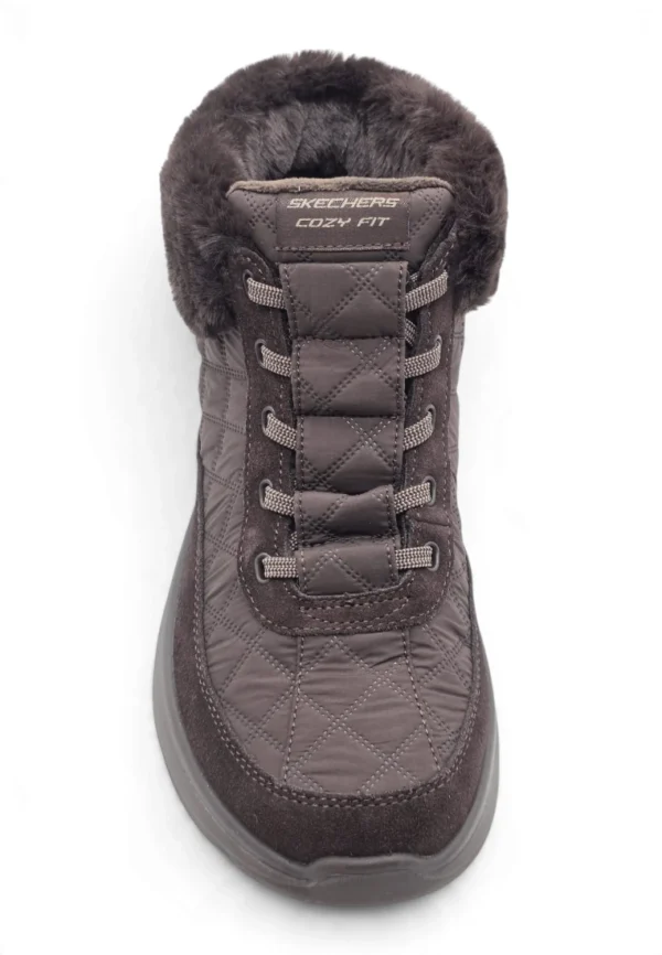 Botin on the go encore Skechers mod. 144844 de Lona en castaño - Imagen 4
