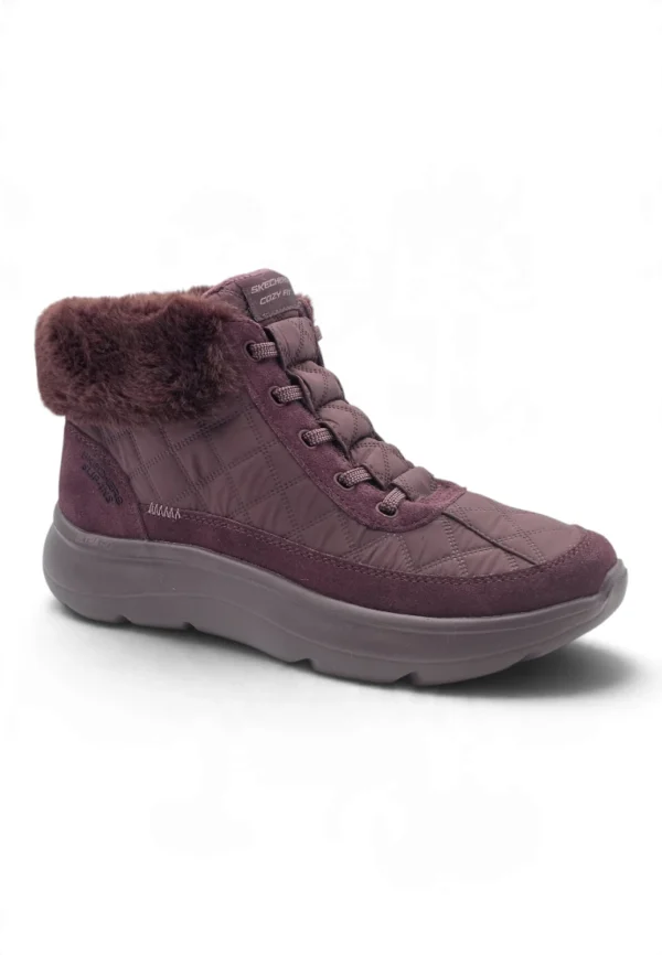 Botin on the go encore Skechers mod. 144844 de Lona en burdeos - Imagen 2