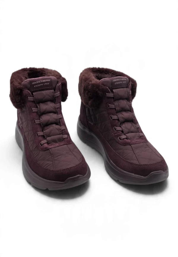 Botin on the go encore Skechers mod. 144844 de Lona en burdeos - Imagen 5