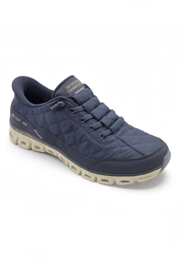 Glide step Skechers mod. 104556 de Paño en azul marino - Imagen 2